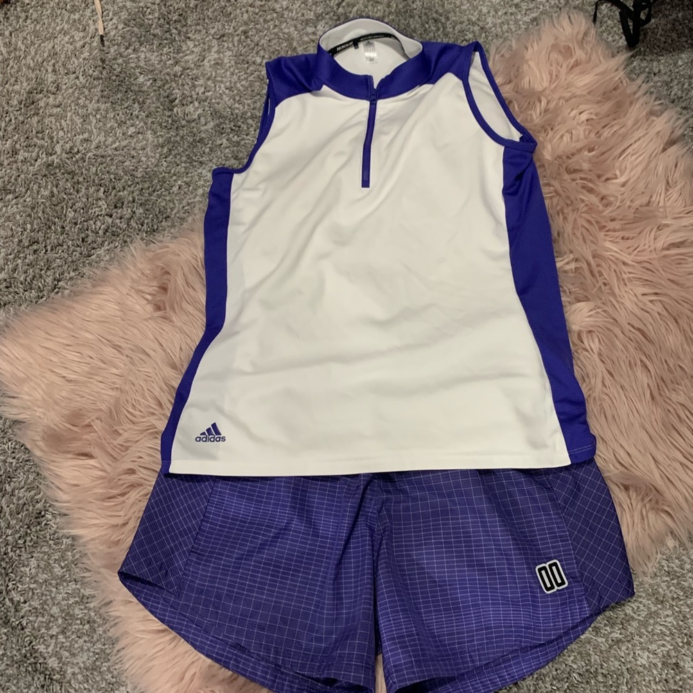 Adidas golf short outfit BOTH PIECES!